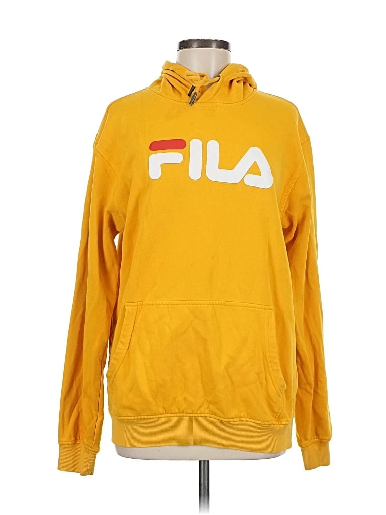 Click to view more detailed imagery on our partner's website Pre-owned Fila Pullover Hoodie In Yellow