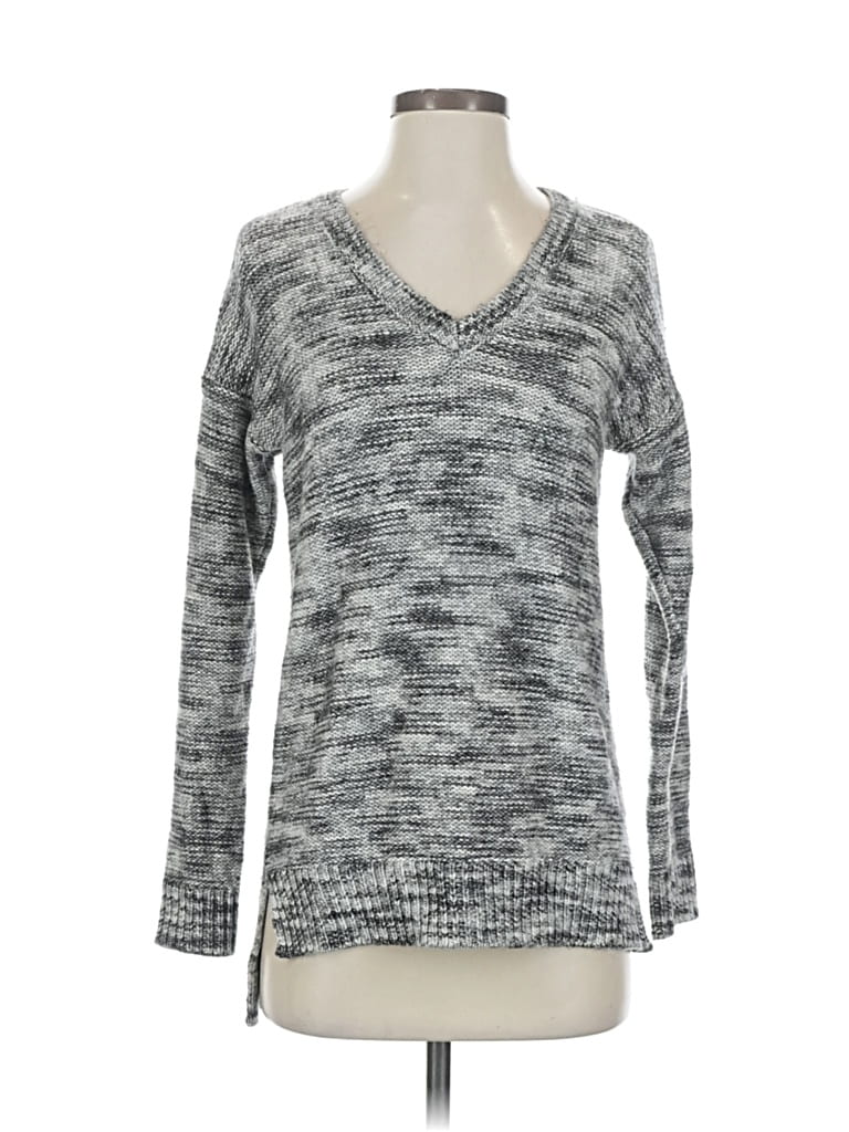 Pre-owned Ann Taylor Factory Pullover Sweater In Gray