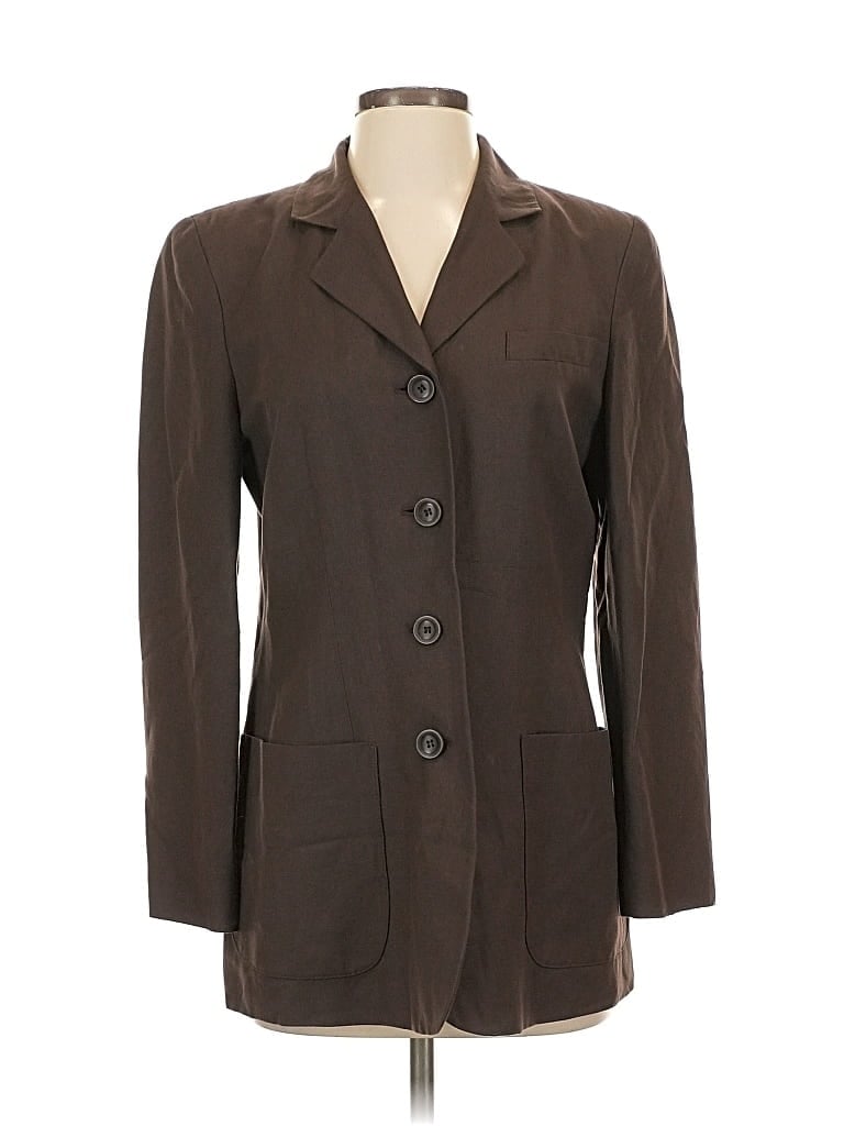 Pre-owned Ann Taylor Blazer Jacket In Brown