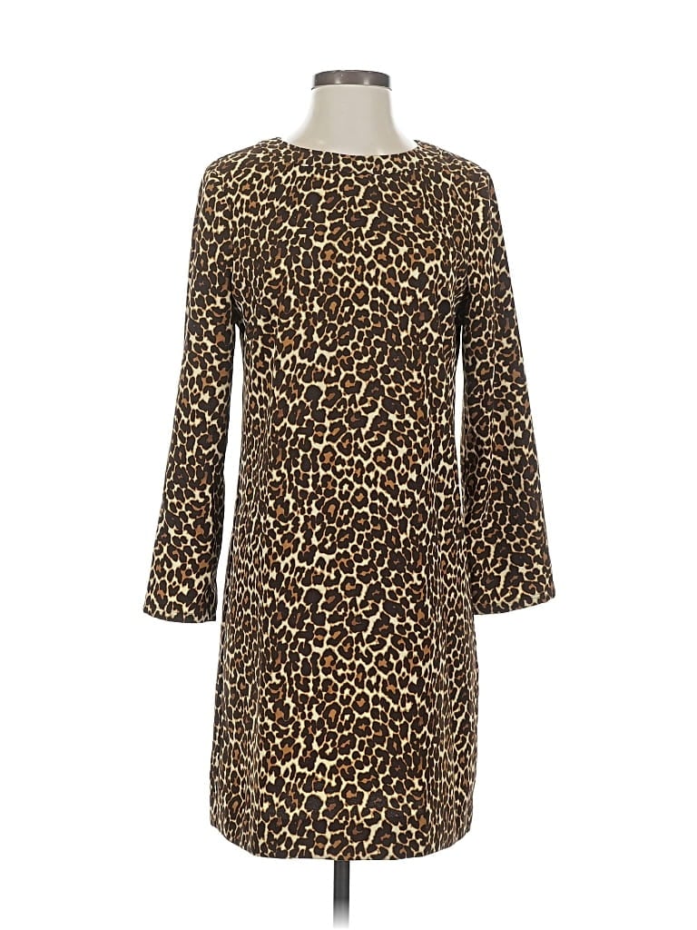 Pre-owned J.crew Factory Store Casual Dress In Brown