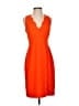 J.Crew 100% Polyester Orange Cocktail Dress Size 0 - photo 1
