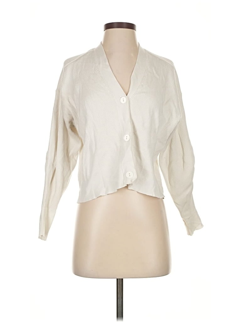 Click to view more detailed imagery on our partner's website Pre-owned Zara Cardigan Sweater In White