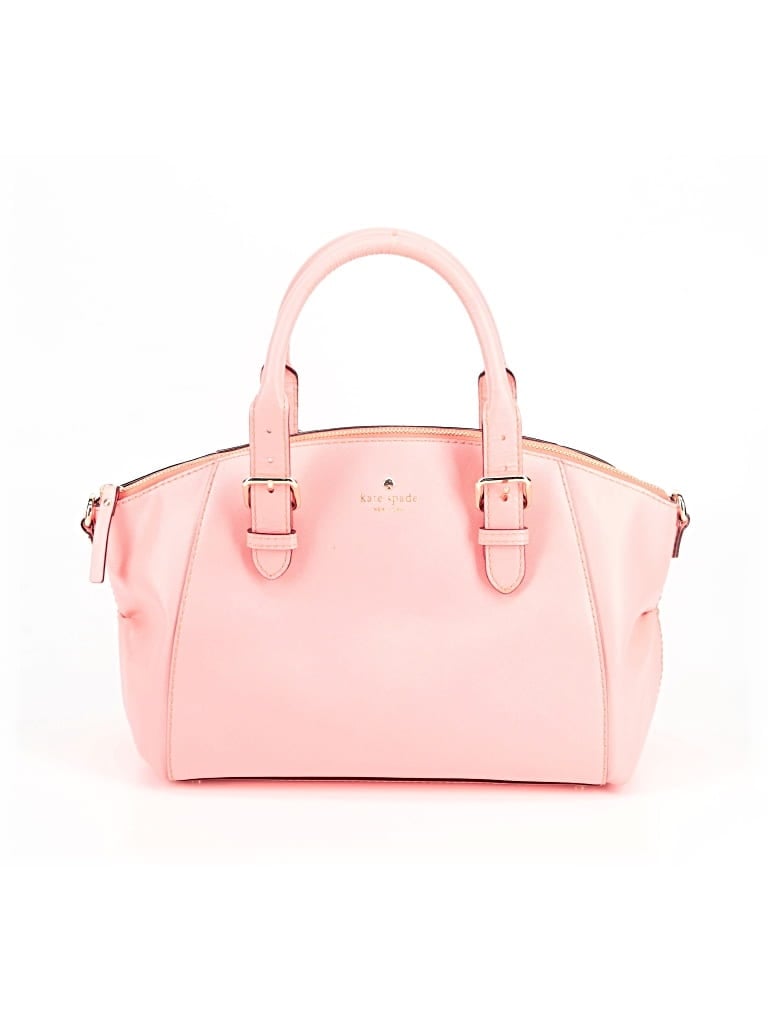 Pre-owned Kate Spade New York Leather Satchel In Pink