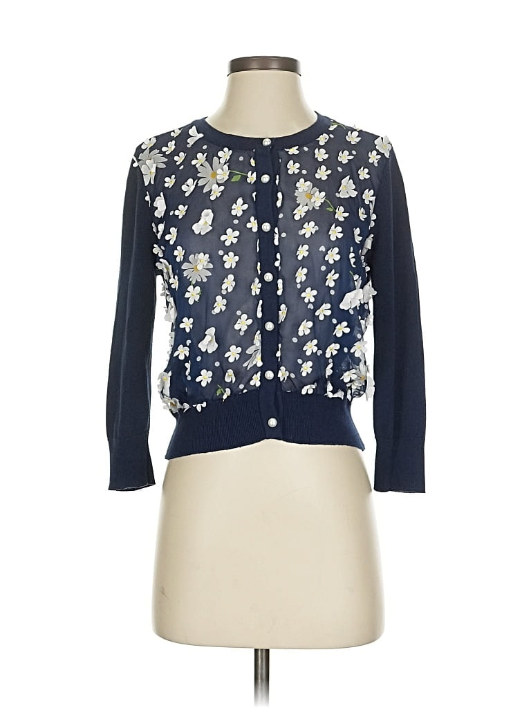 KARL LAGERFELD Pre-owned Cardigan Sweater In Blue