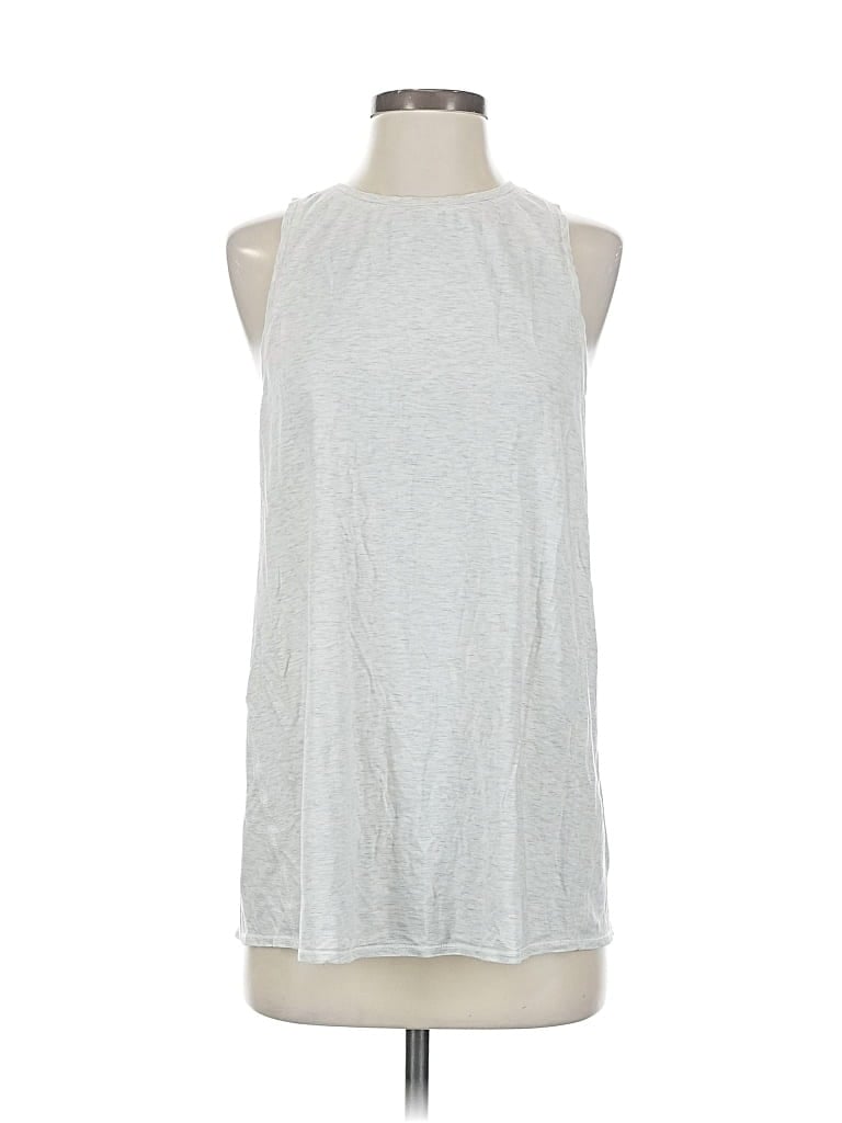 Pre-owned Lululemon Athletica Sleeveless T-shirt In White