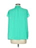 Maison d' Amelie 100% Polyester Green Short Sleeve Blouse Size M - photo 2