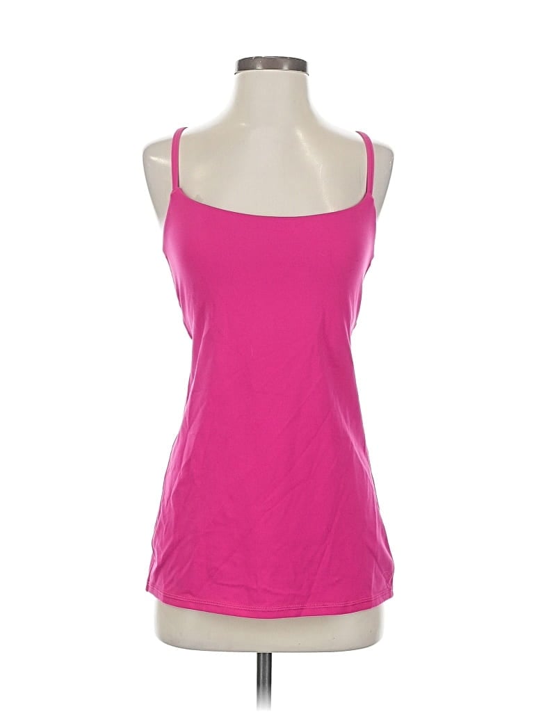 Pre-owned Lululemon Athletica Tank Top Pink Strapless Neckline Tops