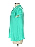 Maison d' Amelie 100% Polyester Green Short Sleeve Blouse Size M - photo 5