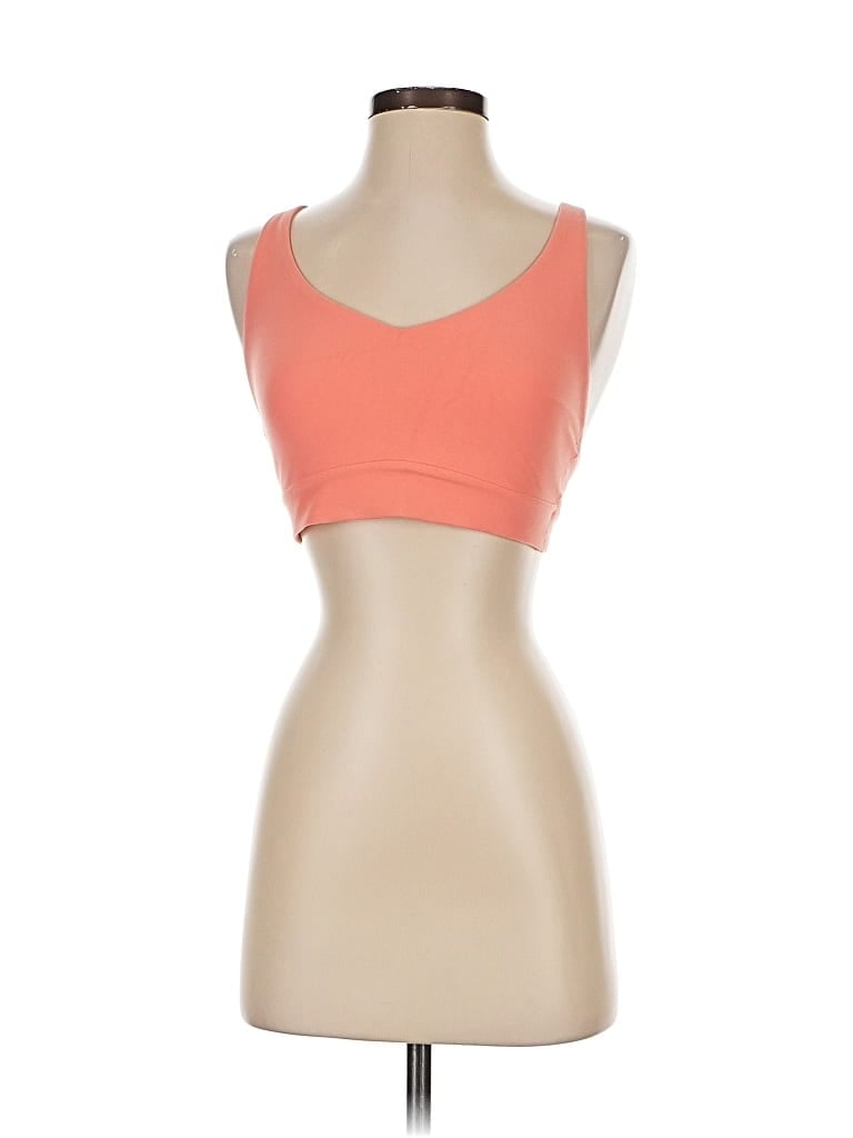 Pre-owned Athleta Sports Bra In Orange
