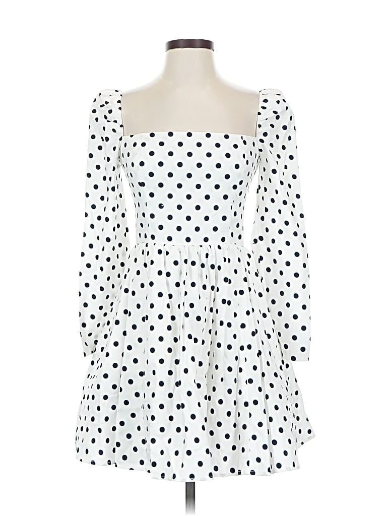 Pre-owned Reformation Casual Dress In White