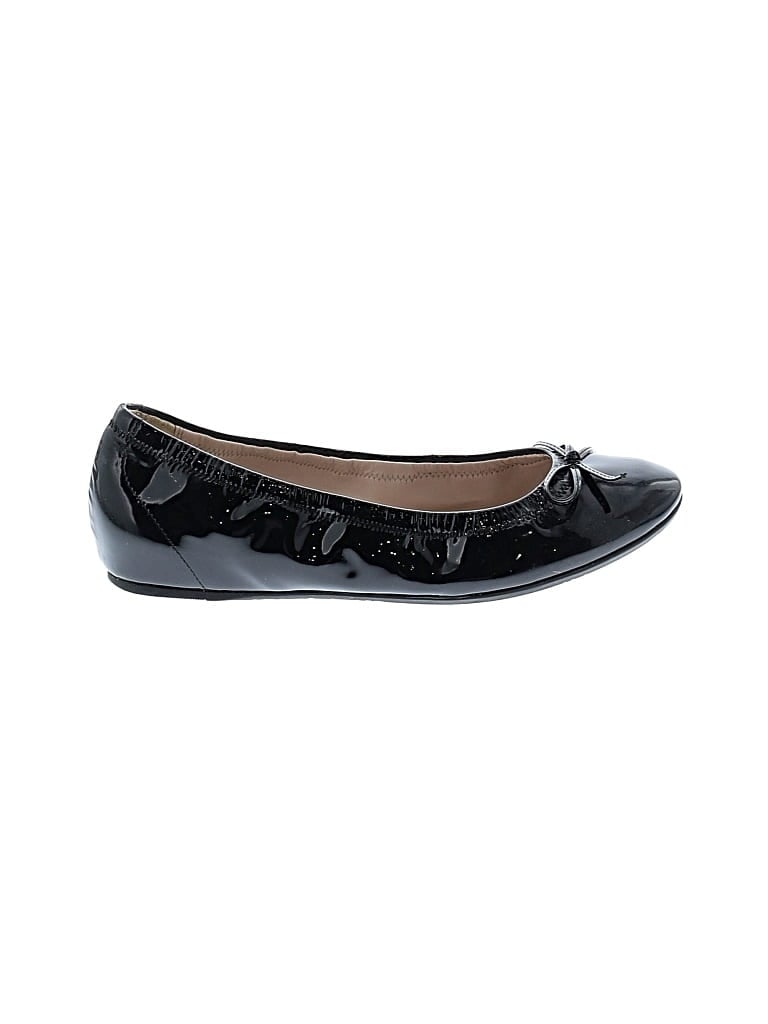 Pre-owned Lk Bennett Flats In Black