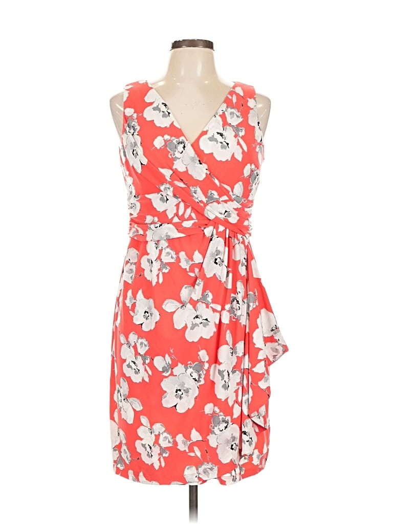 Pre-owned Chaps Casual Dress In Orange