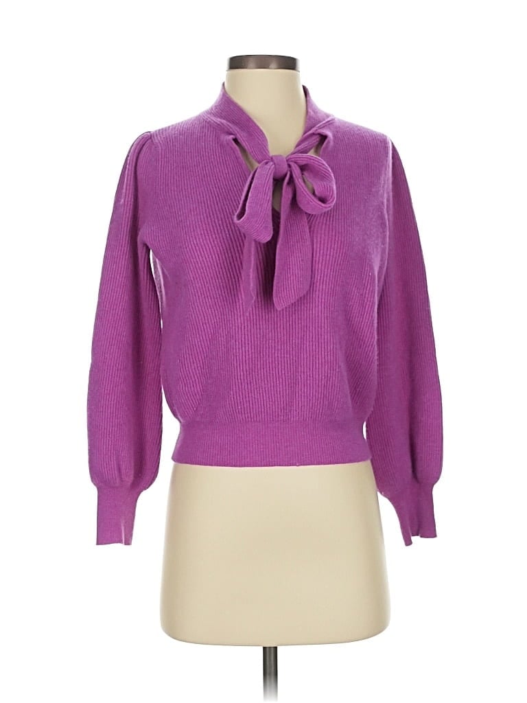 Click to view more detailed imagery on our partner's website Pre-owned Co Cashmere Pullover Sweater In Purple