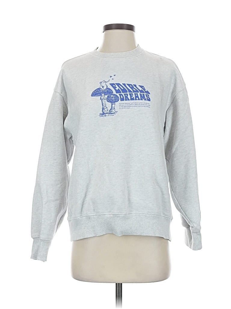 Pre-owned Tna Sweatshirt In Silver