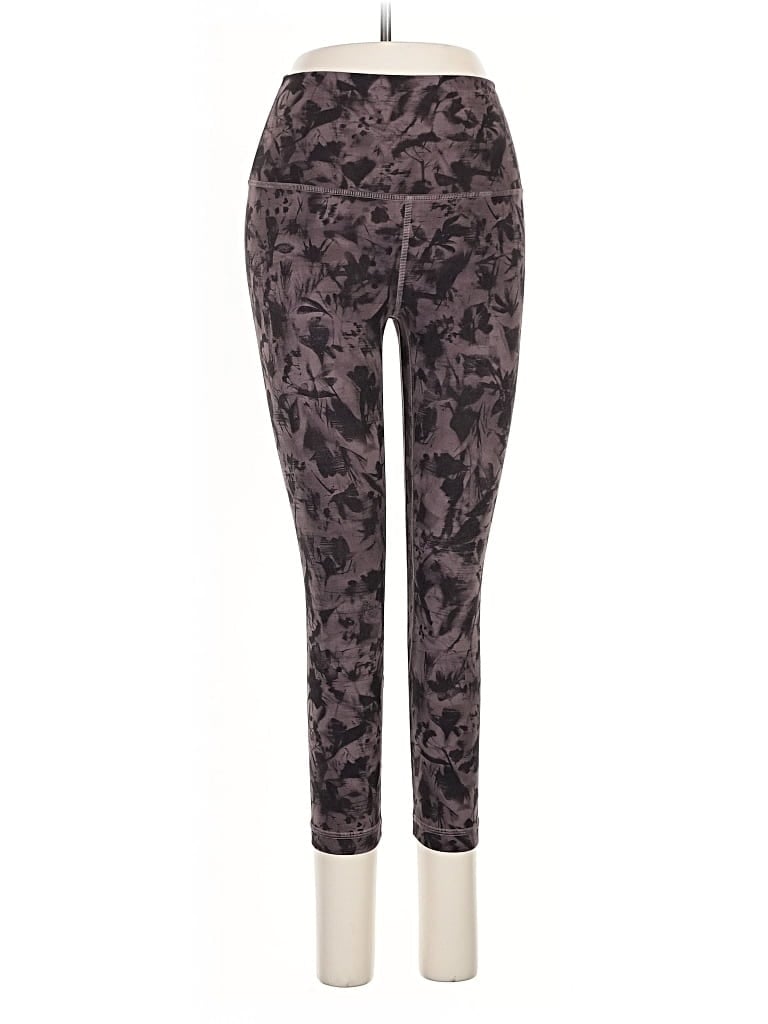 Pre-owned Lululemon Athletica Leggings In Purple