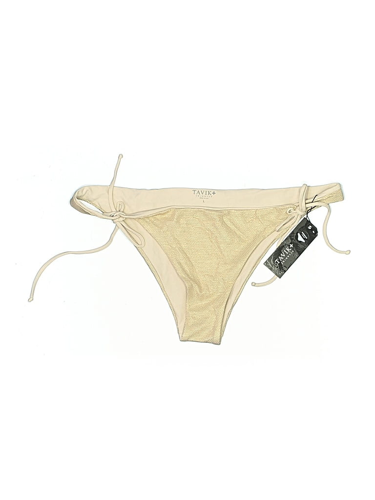 Pre-owned Tavik Swimsuit Bottoms In Gold
