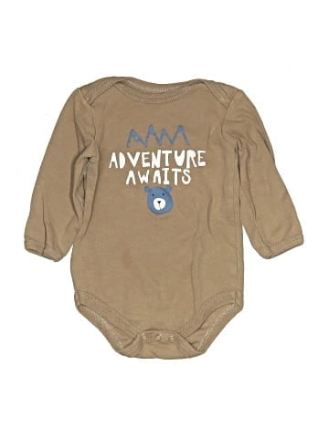 Luvable Friends Long Sleeve Onesie (view 1)