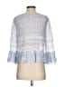 Jonathan Simkhai 100% Cotton Gray 3/4 Sleeve Blouse Size XS - photo 2