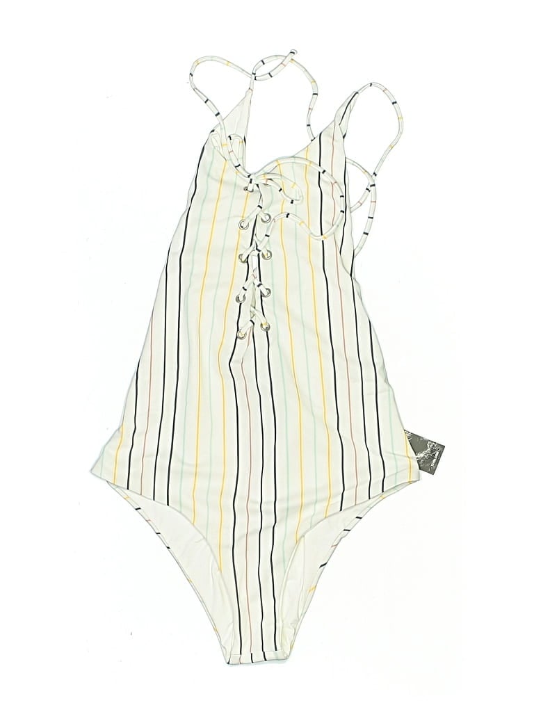 Pre-owned Tavik One Piece Swimsuit In White