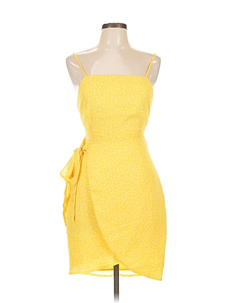 Pre-owned Superdown Casual Dress In Yellow