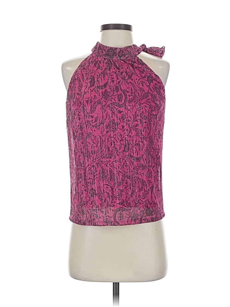 Pre-owned Inc International Concepts Sleeveless Blouse In Pink