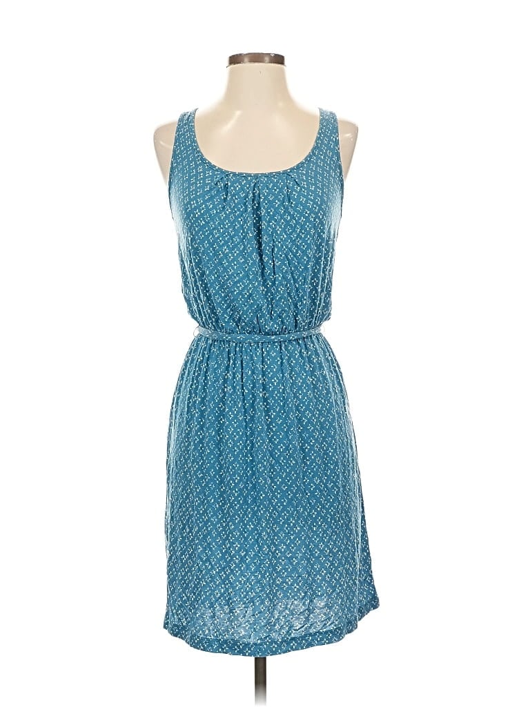 Pre-owned Ann Taylor Loft Casual Dress In Blue