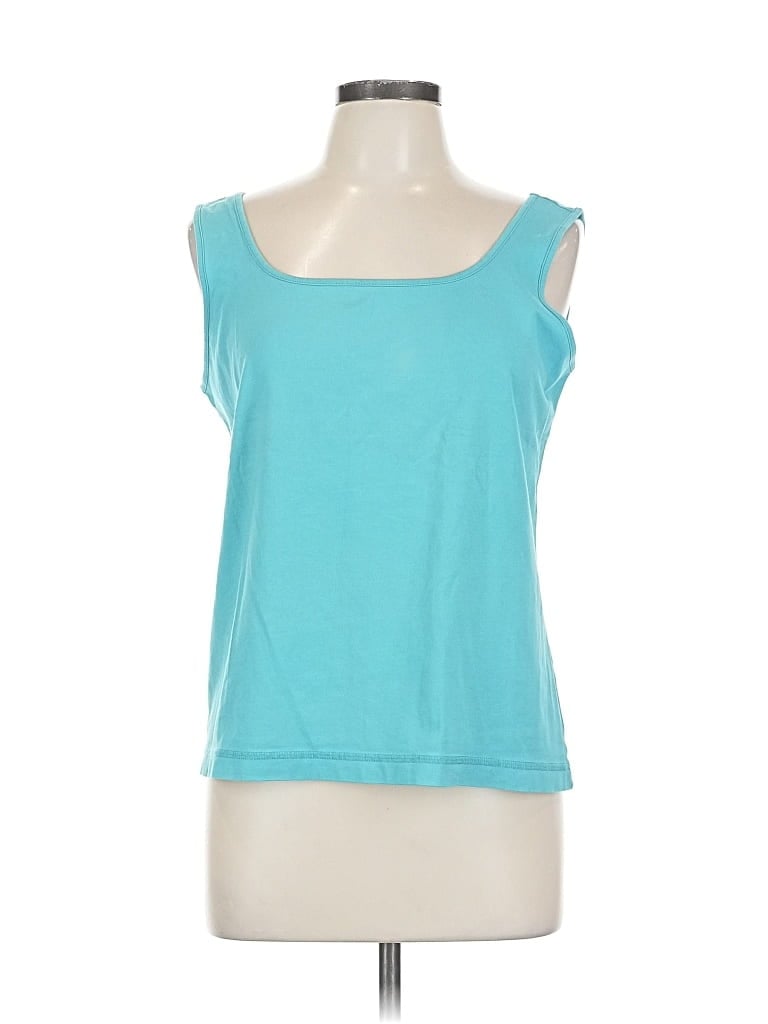 Pre-owned Chico's Sleeveless T-shirt In Blue