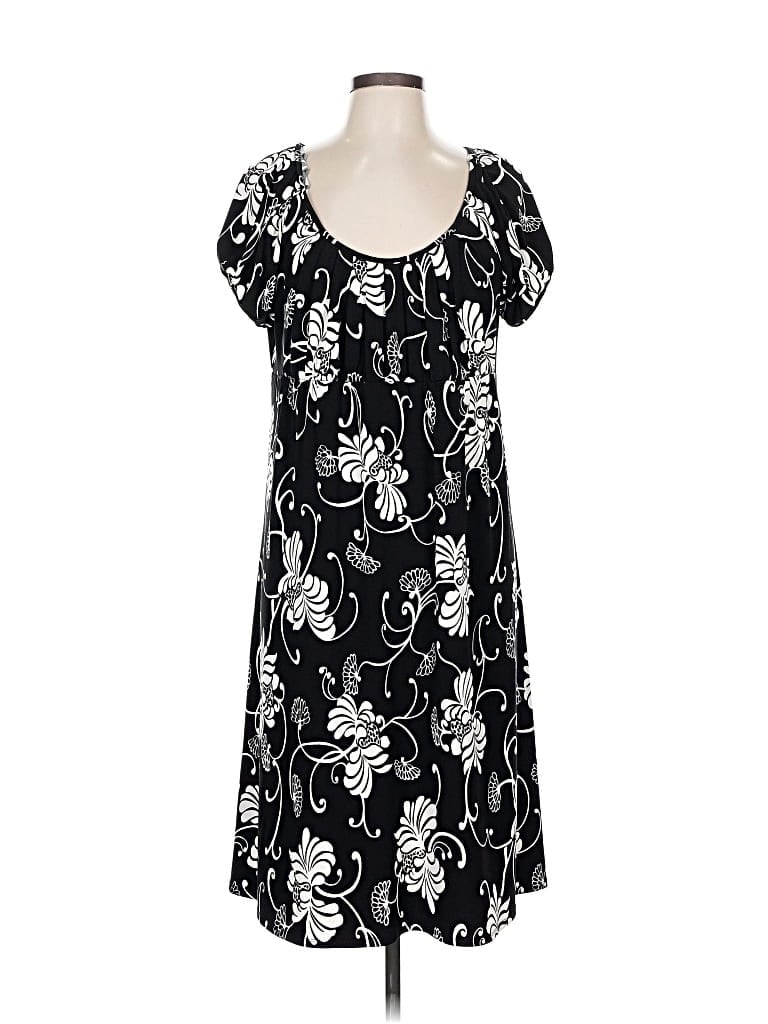 Pre-owned Ann Taylor Loft Casual Dress In Black