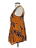 Everly 100% Rayon Tropical Brown Casual Dress Size S - photo 5