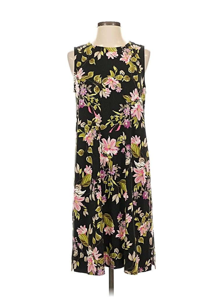 Pre-owned Jjill Casual Dress In Black