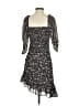 ASTR The Label 100% Polyester Floral Black Cocktail Dress Size S - photo 2