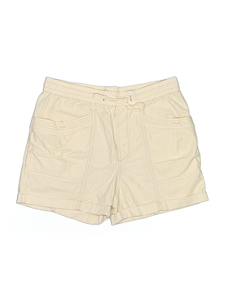 Pre-owned By Anthropologie Khaki Shorts In White