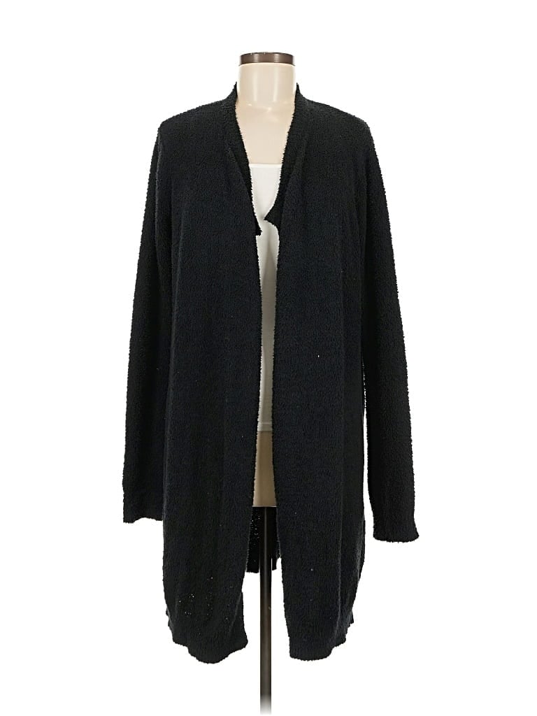 Pre-owned Hem & Thread Cardigan Sweater In Black