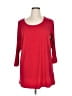 Avenue Red 3/4 Sleeve Top Size 0X - photo 1