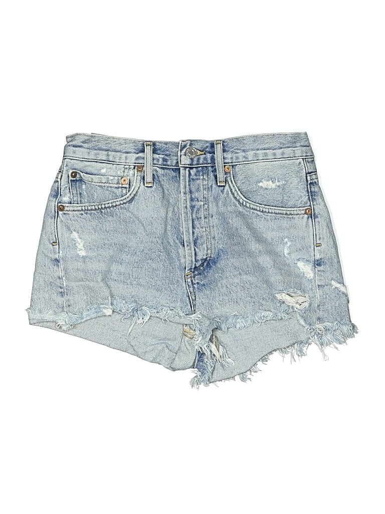 Pre-owned Agolde Denim Shorts In Blue