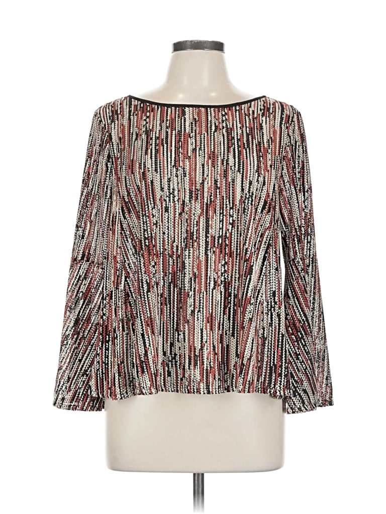 ELLA MOSS Pre-owned Long Sleeve Blouse In Silver