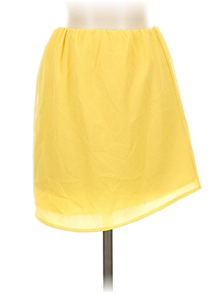Pre-owned Tyche Casual Skirt In Yellow