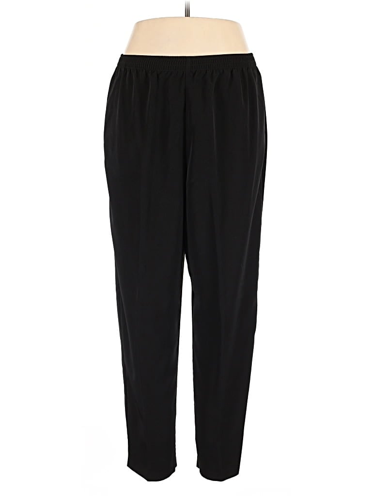 Pre-owned Susan Graver Casual Pants In Black