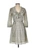Dear Creatures Polka Dots Gray Casual Dress Size XS - photo 1