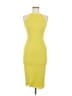 iris Solid Yellow Cocktail Dress Size M - photo 1