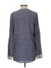 Joie 100% Silk Blue Long Sleeve Silk Top Size S - photo 2