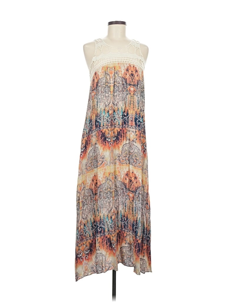 Click to view more detailed imagery on our partner's website Pre-owned Profile Casual Dress In Orange