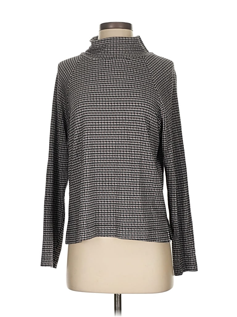 Pre-owned Lou & Grey For Loft Turtleneck Sweater In Gray