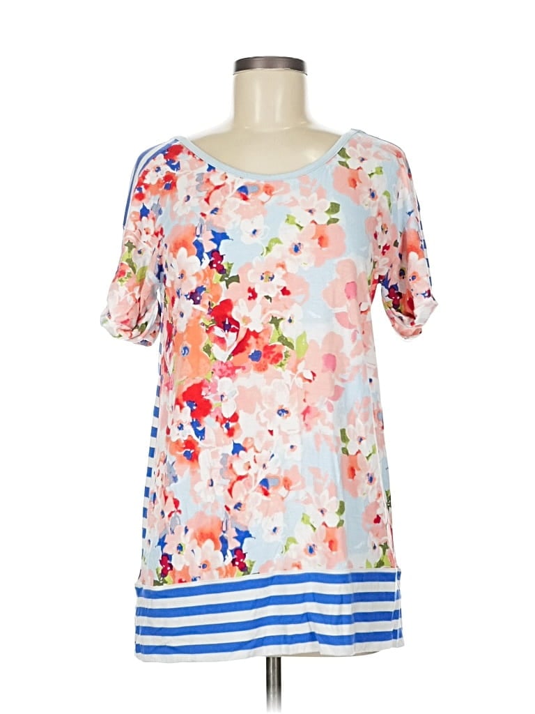 Pre-owned Matilda Jane Short Sleeve Blouse In White