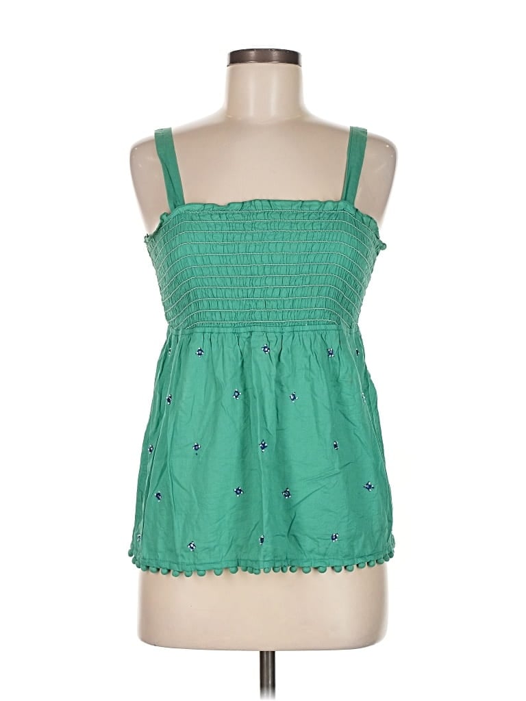 Pre-owned Gap Sleeveless Top Green Sweetheart Neckline Tops