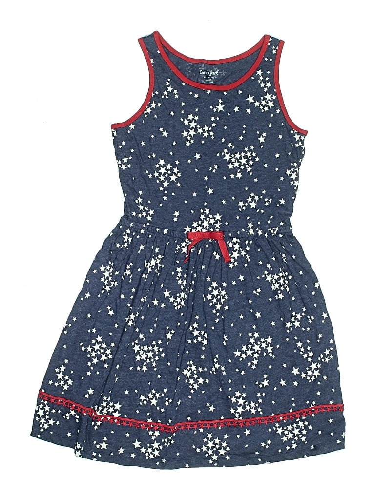 Pre-owned Cat & Jack Kids' Dress In Blue