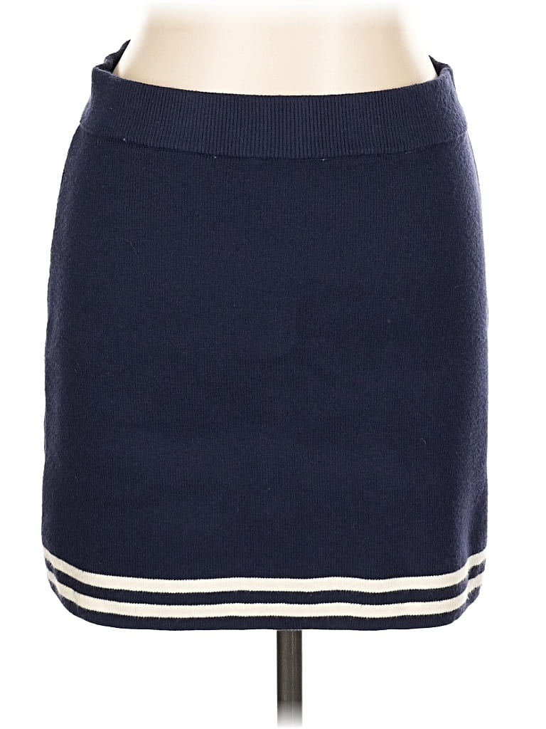 Click to view more detailed imagery on our partner's website Pre-owned Pink Rose Casual Skirt In Blue