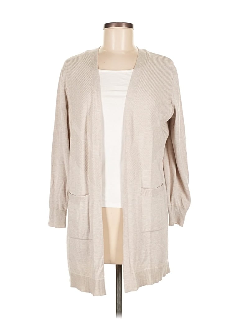 Pre-owned Peyton Jensen Cardigan Sweater In Brown