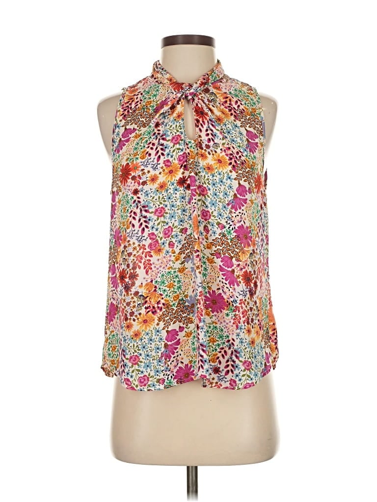 CHENAULT Pre-owned Sleeveless Blouse In Pink