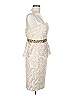 Aidan Mattox Ivory Cocktail Dress Size 10 - photo 4